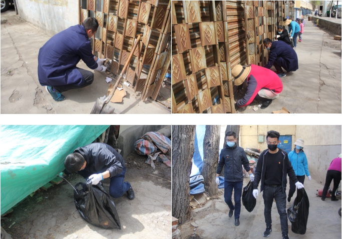 中共青海省第三建筑工程有限公司支部委員會(huì)開展&ldquo;黨旗領(lǐng)航，愛衛(wèi)同行&rdquo;主題黨日活動(dòng)